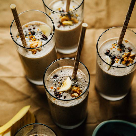 Raw + Vegan Banana Bread Shake
