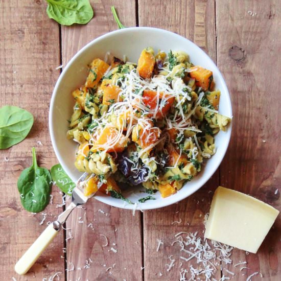 Spinach, Ricotta & Butternut Pasta