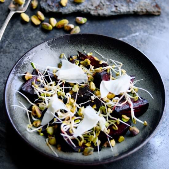 Beetroot Salad with Goat Cheese