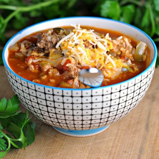 Stuffed Pepper Soup