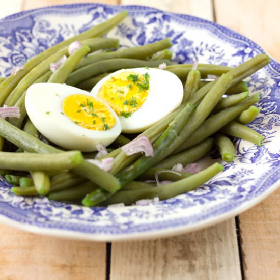 French green beans salad