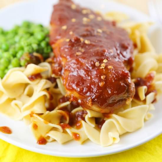 Sweet and Tangy Crockpot Chicken
