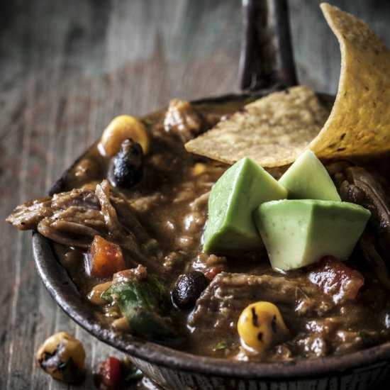 Pork and Pumpkin Mole Chili