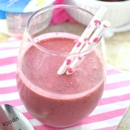 Cherry Vanilla Breakfast Smoothie