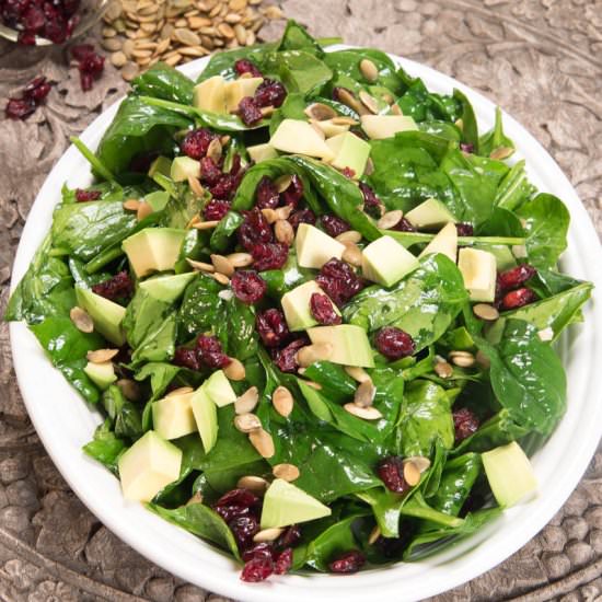 Cranberry Kale Salad