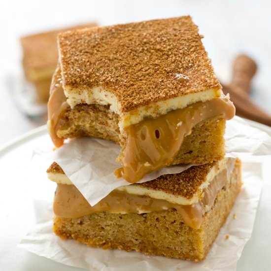 Snickerdoodle Caramel Bars