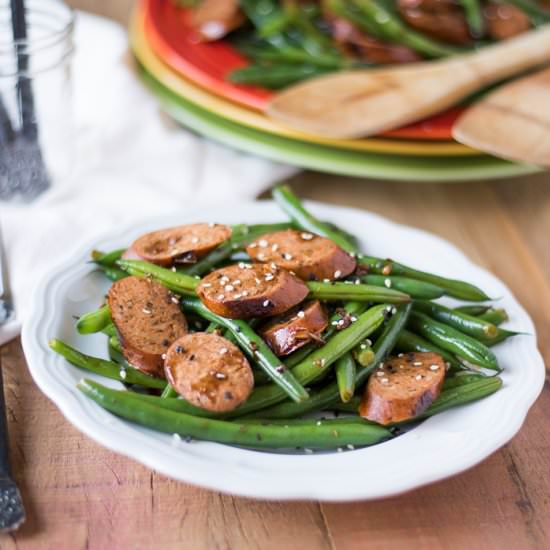 Beer Glazed Green Beans
