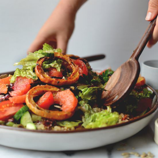 Roasted Veg & Rice Salad