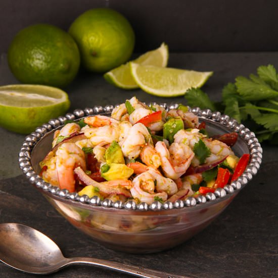 Fresh Shrimp Salad with Lime