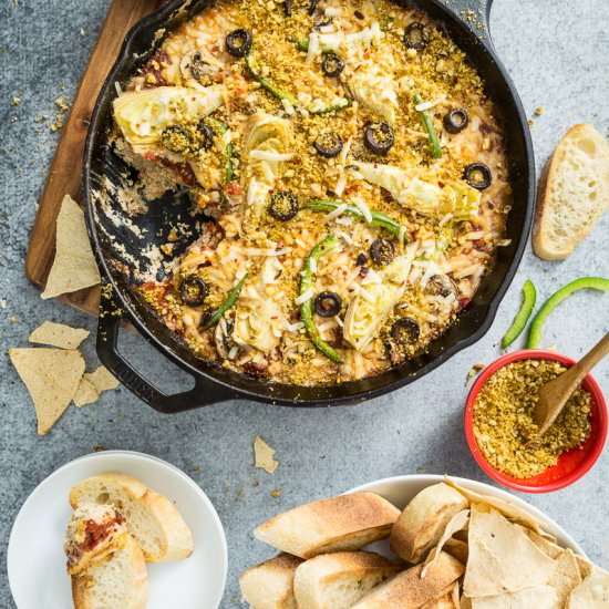 Oven-Baked Pizza Dip