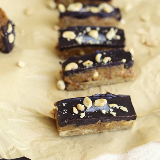 Frozen Snickers Bars