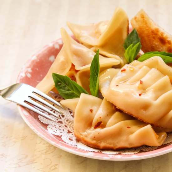Roasted Butternut Squash Potsticker