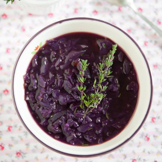 Sweet & Sour Soup with Red Cabbage