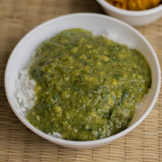 Spinach Lentils Curry