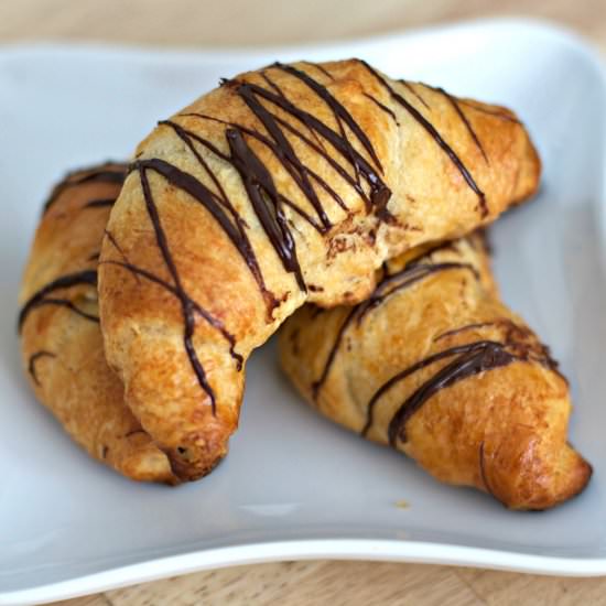 Chocolate Almond Crescents