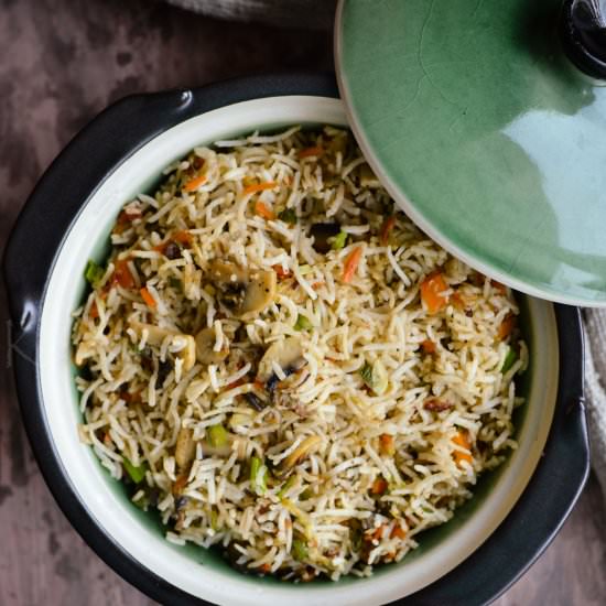 Mushroom Fried Rice