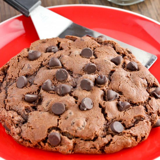 Double Chocolate Cookies for Two