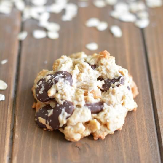 PB Oatmeal Chocolate Chip Cookies