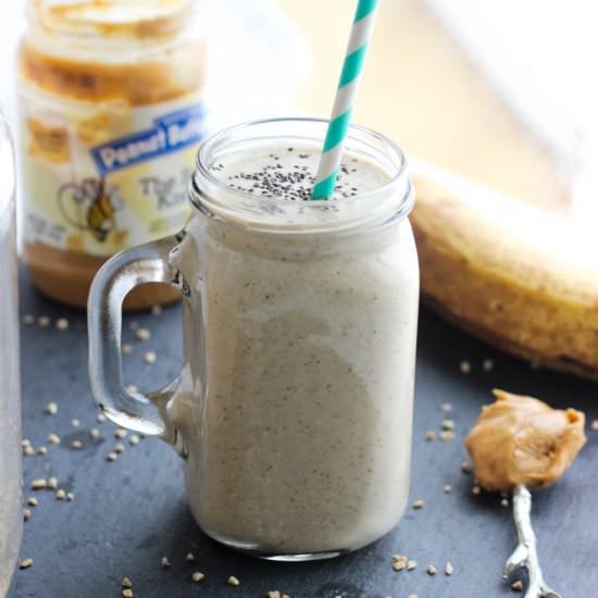 Peanut Butter Banana Oat Smoothie