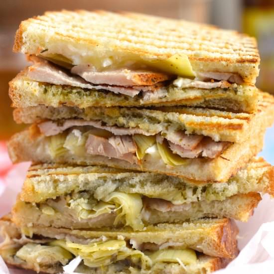 Turkey Artichoke Panini