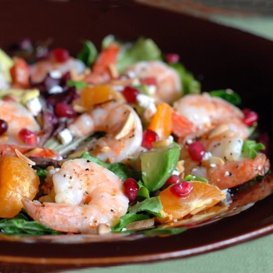 Clementine Salad with Shrimp