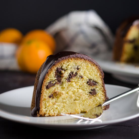 Orange Chocolate Chunk Cake