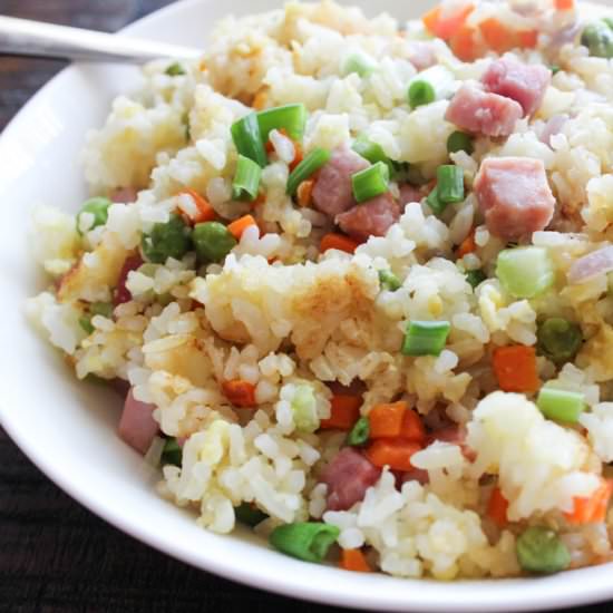 Healthy Ham Fried Rice