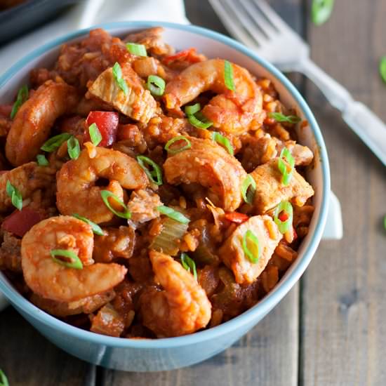 Fiery Shrimp Jambalaya