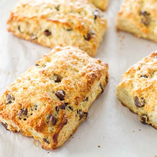 Chocolate Chip Scones