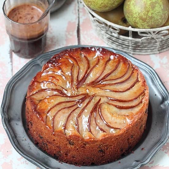 Pear and Hazelnut Cake