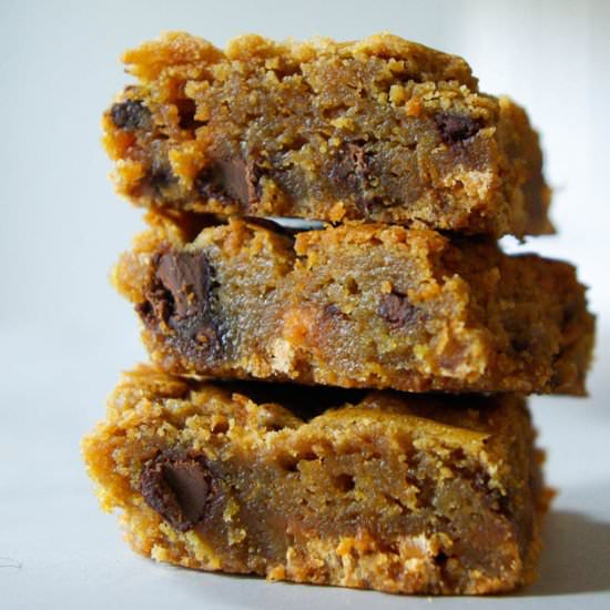Biscoff Butterscotch Blondies