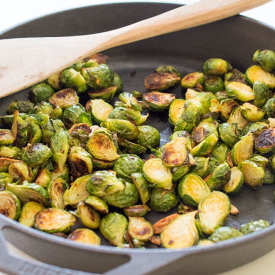 Spicy Roasted Brussels Sprouts