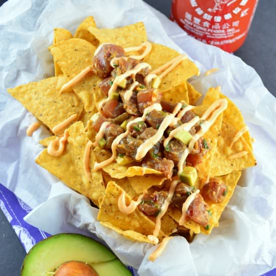 Spicy Tuna Nachos