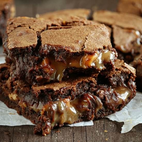 Peanut Butter Brownie Carmelitas