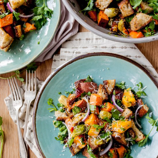 Winter Panzanella Salad