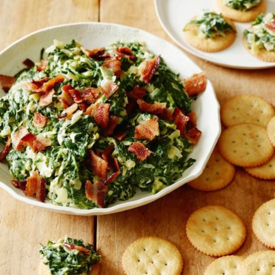 Spinach Bacon Artichoke Dip