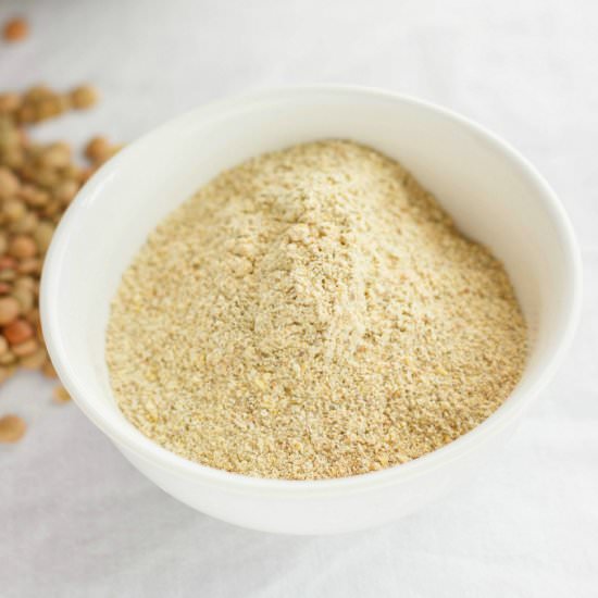 Homemade Lentil Flour