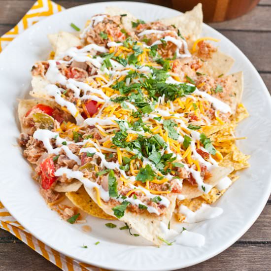 Slow Cooker Chicken Chilaquiles
