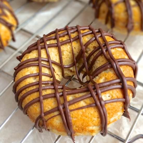Lemon Yogurt Baked Donuts
