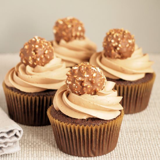 Chocolate Nutella Cupcakes