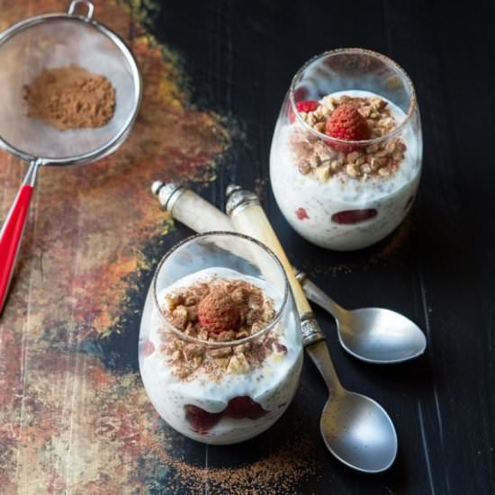 Toasted Hazelnut Breakfast Parfaits