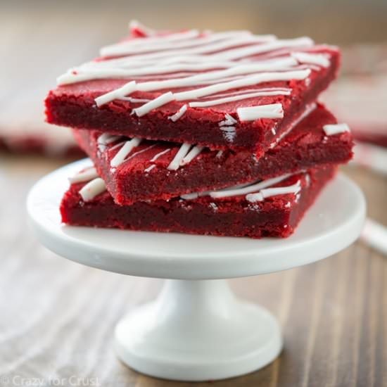 Red Velvet Blondies