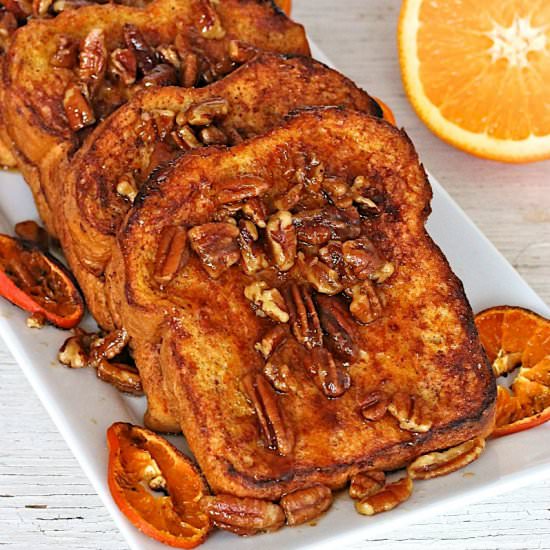 Orange Pecan French Toast