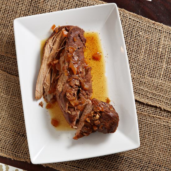 Slow Cooker Balsamic Pork Loin