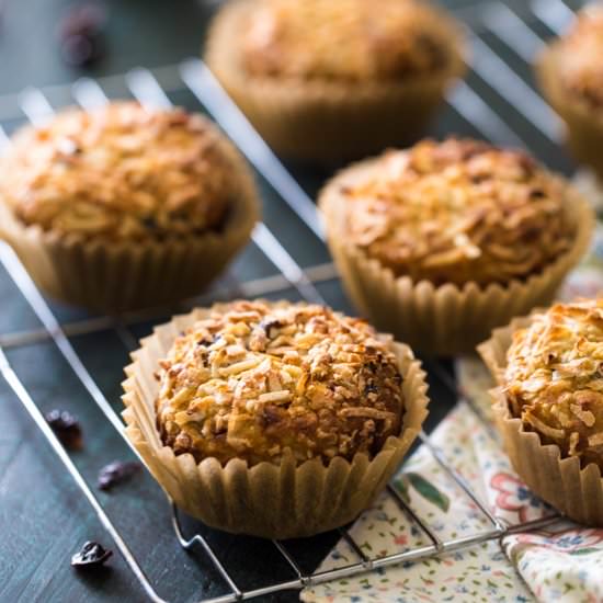 Coconut Quinoa Protein Muffins