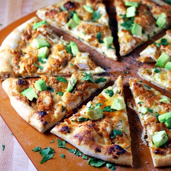 Chipotle Ranch Crispy Chicken Pizza