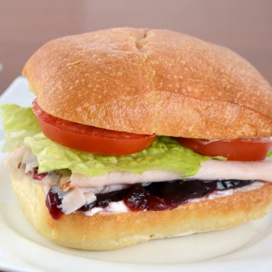 Turkey, Cranberry, and Cream Cheese