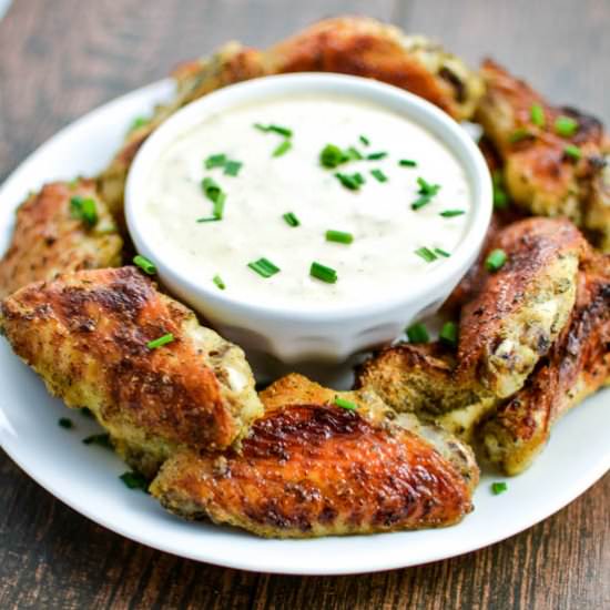Chipotle Ranch Chicken Wings