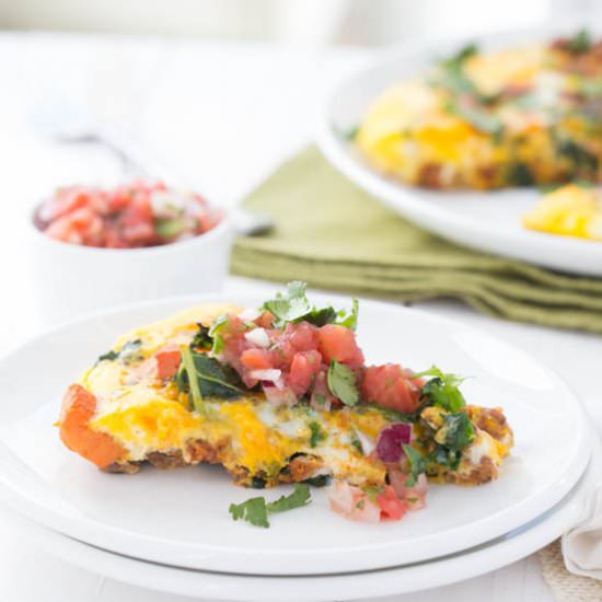 Chorizo Kale Frittata
