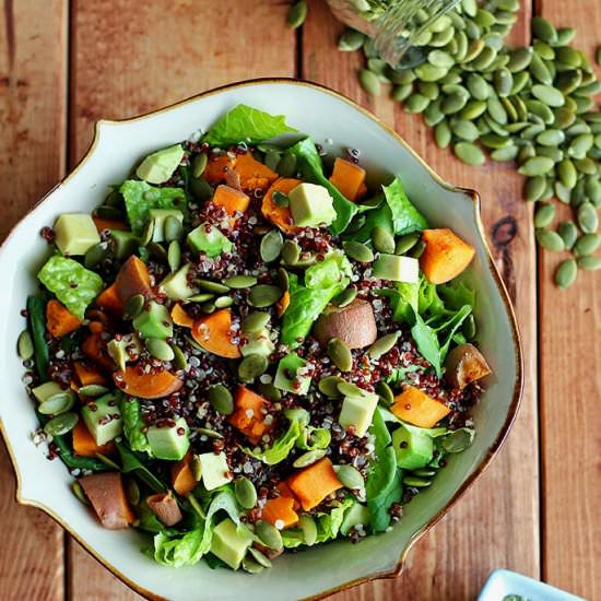 Warm Sweet Potato & Quinoa Salad